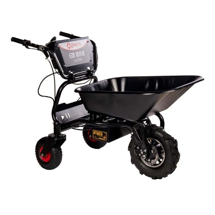 ZANETTI EZS1511B akkubetriebene Schubkarre, 150 kg Kipplast, mit Display | Newgardenmac.com