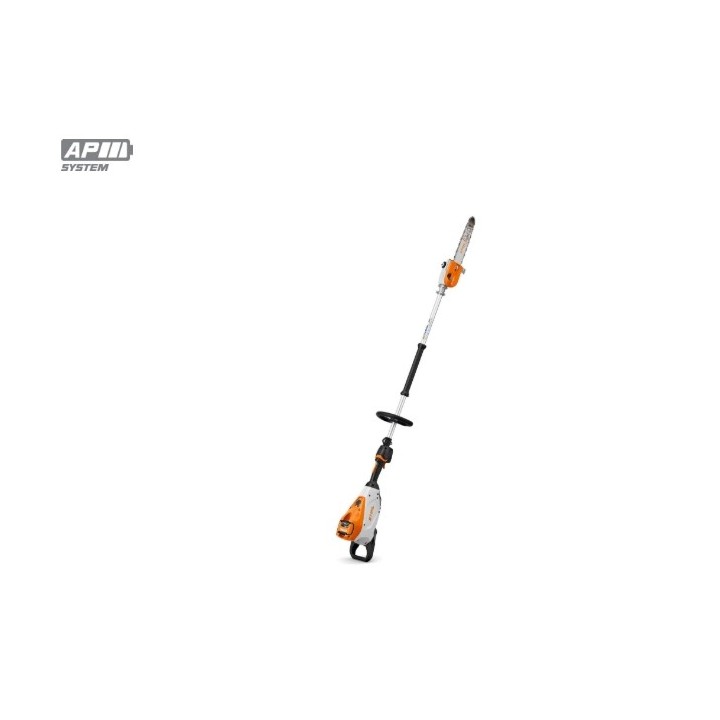 Tijeras de podar STIHL HTA150 de 36 V, a batería, longitud de la espada 30 cm, longitud máxima 196 cm. | Newgardenmac.com