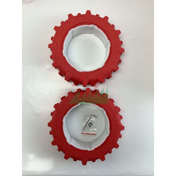 Kit de roues cloutées d'origine pour tondeuse robot KRESS KR133E KR136E KR233E KA0222 | Newgardenmac.com
