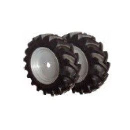 Coppia ruote gommate 5.00.10 MECCANICA BENASSI motozappatrice 97002601 | Newgardenmac.com