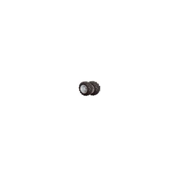 Par de ruedas de goma 16/650.8 MECCANICA BENASSI guadaña rotativa RF710 TR800 97007302 | Newgardenmac.com