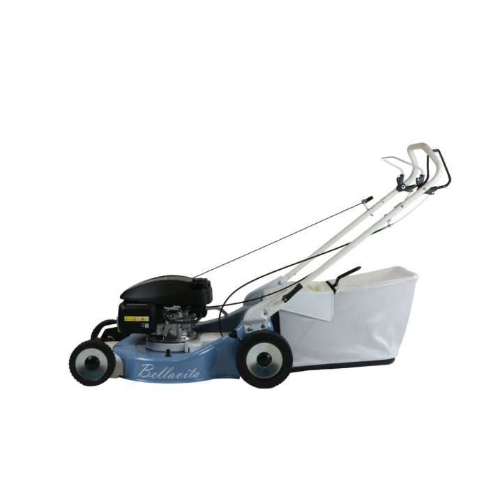 2WD - 4WD petrol lawnmower MARINA F550 BELLAVITA 201cc 52cm cutting width 70L grass catcher | Newgardenmac.com