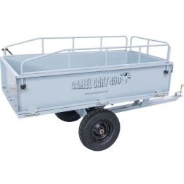 Carrello ribaltabile in metallo trattorino tagliaerba sponde comprese max 450 Kg | Newgardenmac.com