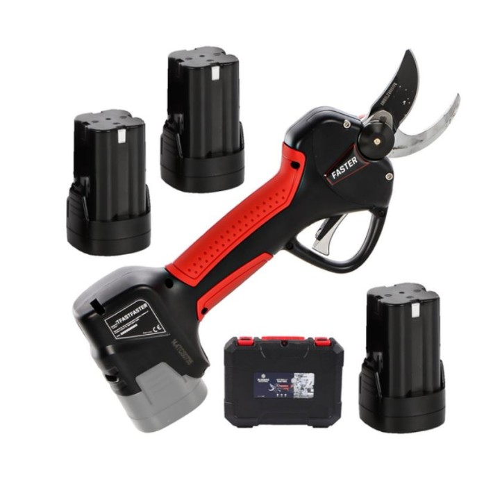 BLUE BIRD PS 23-35 FASTER pruning shear 3 batteries cutting diameter 35 mm | Newgardenmac.com