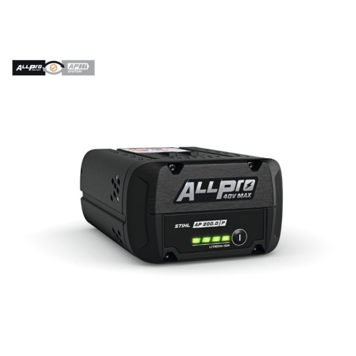 Batería de litio sin pestañas STIHL ALLPRO AP200P máx. 40 V 222 Wh - Potencia extra | Newgardenmac.com