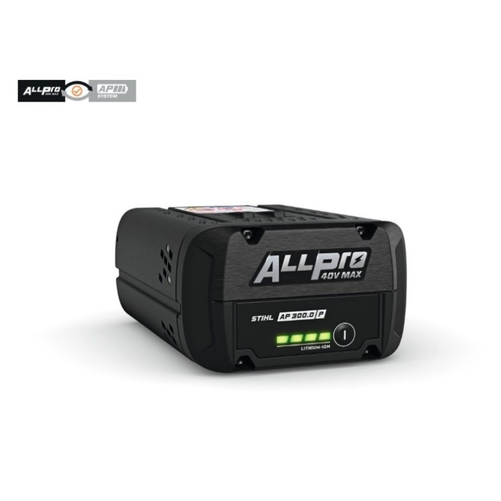 Batteria al litio STIHL ALLPRO AP300P max 40V 333Wh Tabless - Power Boost | Newgardenmac.com