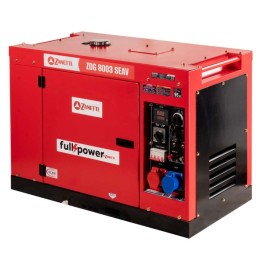 Generatore diesel silenziato ZANETTI ZDG8003SEAV monofase - trifase full power | Newgardenmac.com