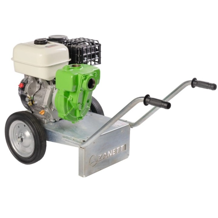 Motopompa benzina autoadescante ZANETTI PB50-270AGE prevalenza max 45 m | Newgardenmac.com