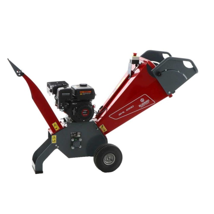BLUE BIRD SHL 1000 Häcksler Loncin Motor 6.5Hp Schneiddurchmesser 100mm 3600rpm | Newgardenmac.com