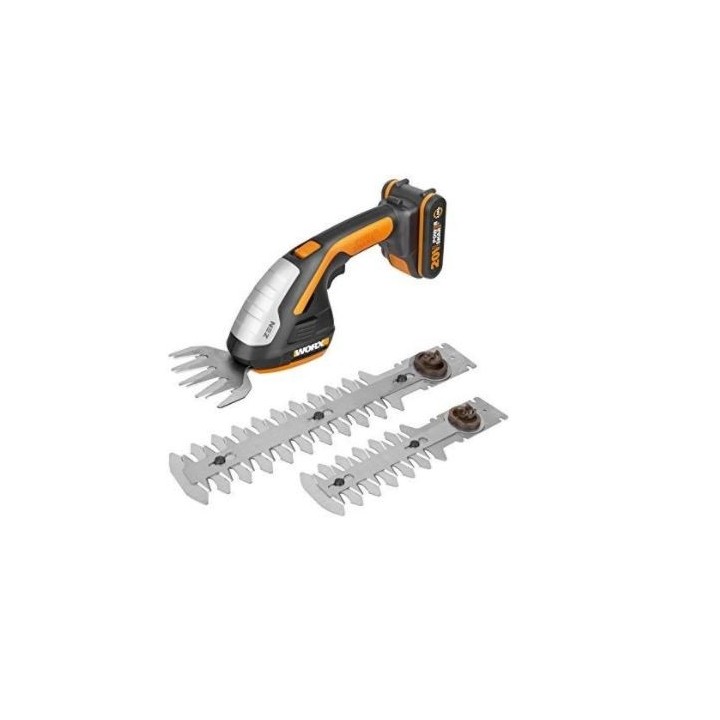 WORX WG801E cordless scissor with 2.0 Ah battery and charger | Newgardenmac.com
