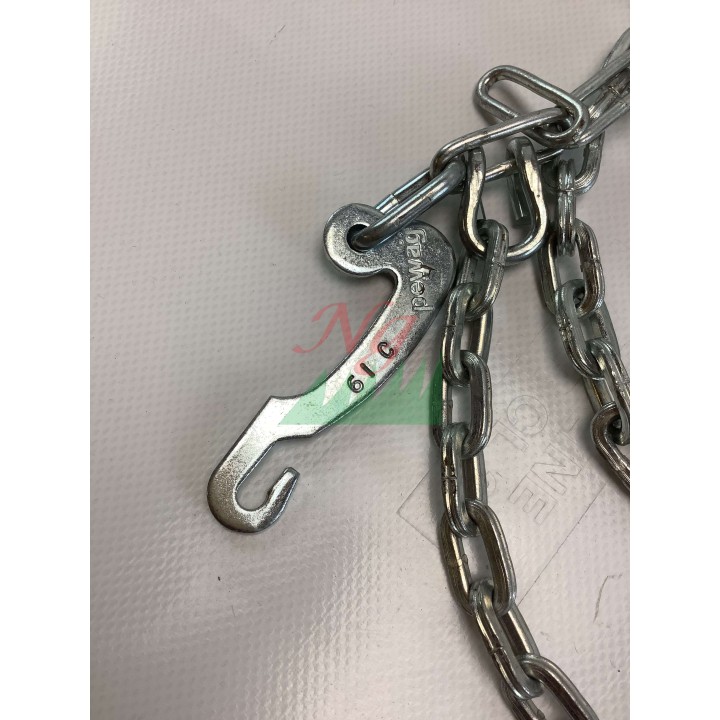 Pair of snow chains for 4.00-8 wheels of the NIBBI BRIK 1 - BRIK 1S tiller | Newgardenmac.com