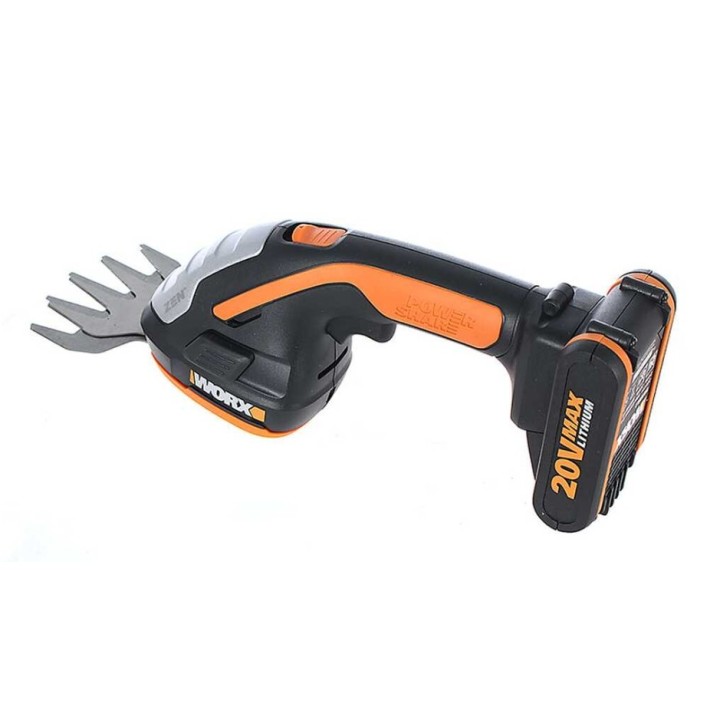 WORX WG801E cordless scissor with 2.0 Ah battery and charger | Newgardenmac.com
