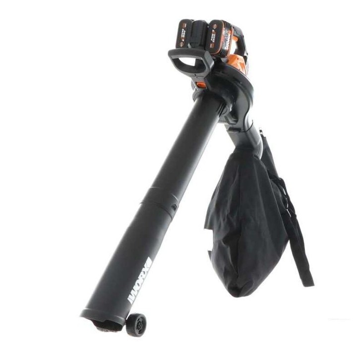 Soffiatore aspiratore a batteria WORX WG583E con 2 batterie e caricabatterie | Newgardenmac.com