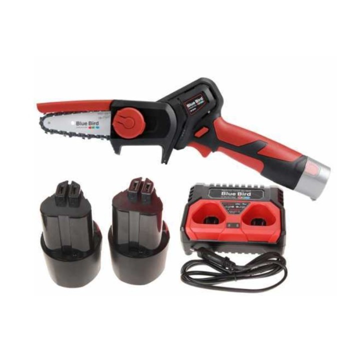 Potatore BLUE BIRD CS 22-04 con 2 batterie e caricabatteria 12.6 V barra 10 cm | Newgardenmac.com