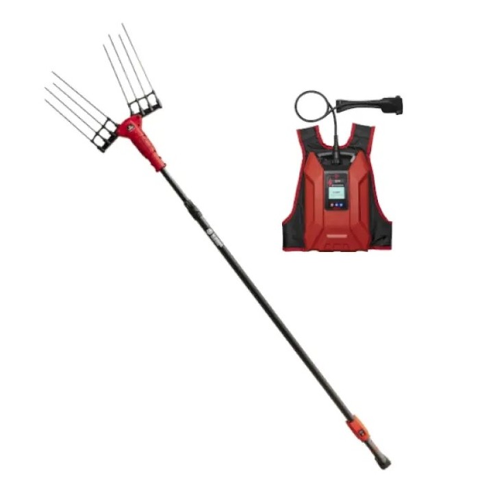 Abbacchiatore a batteria BLUEBIRD OLIMPO 23-56AT batteria a zaino 50.4V inclusa | Newgardenmac.com