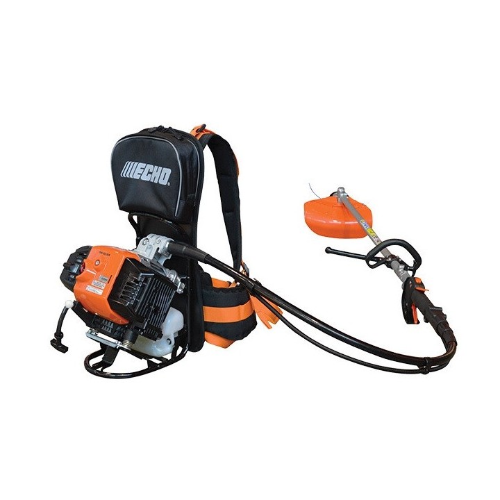 Desbrozadora de mochila a gasolina ECHO RM-520ES, 50,2 cc, 2,16 kW, diámetro del eje 28 mm | Newgardenmac.com