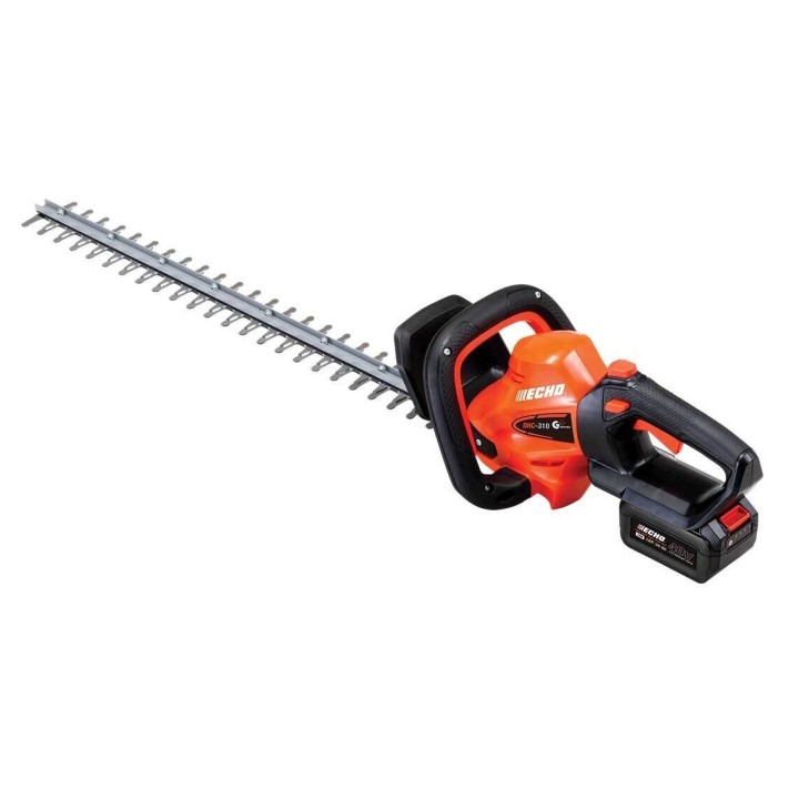 Cortasetos inalámbrico ECHO DHC-310 de 40 V, con cuchilla de 60,4 cm y mango giratorio. | Newgardenmac.com
