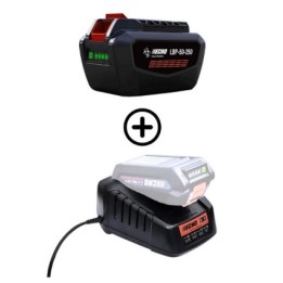 Kit 1 batterie LBP56V250 252 Wh 5 Ah + chargeur rapide DBC-560 56 V ECHO | Newgardenmac.com