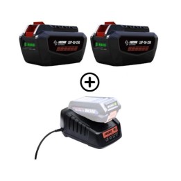 Kit 2 batterie LBP56V250 226Wh 5Ah + 1 Caricabatterie Rapido DBC-560 56V ECHO | Newgardenmac.com