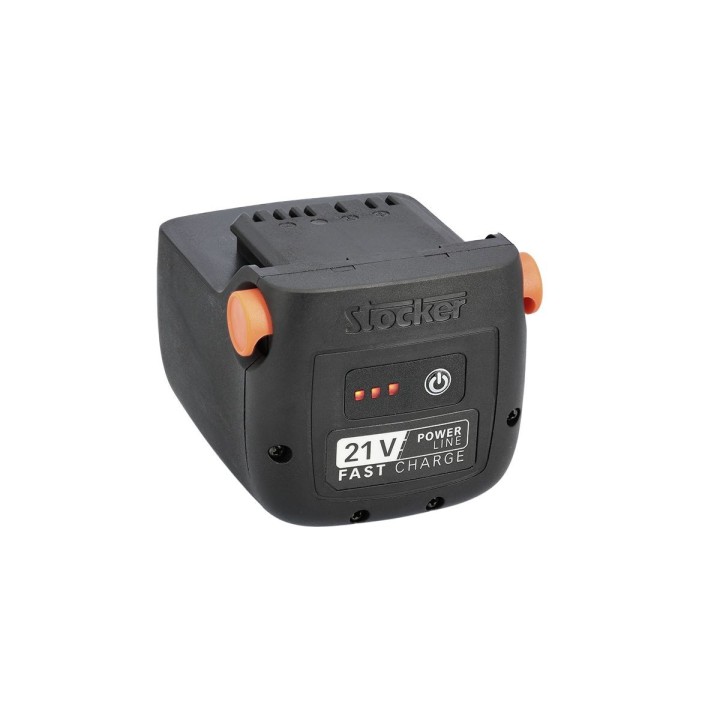 Batterie au lithium STOCKER 21V Power Line 2,6 Ah 54 Wh à charge rapide | Newgardenmac.com